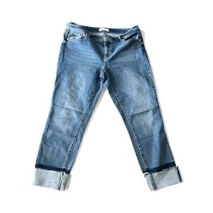 LOFT Blue Cuffed Women's Jeans size 10